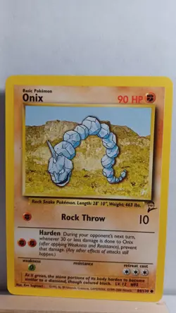 Onix [LP] - Pokemon TCG Base Set 2 84/130 [Common] - Image 1