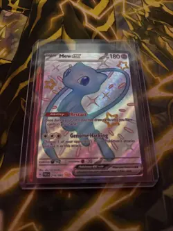 Pokemon TCG Mew EX 216/091 Paldean Fates Full Art Shiny Ultra Rare - Image 1