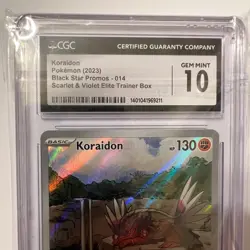 Pokemon TCG Black Star Promo BSP - Koraidon - SVP 014 - CGC Gem Mint 10 Graded - Image 4