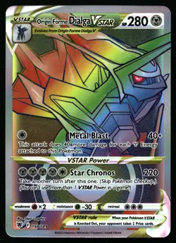 Origin Forme Dialga VSTAR #198/189 Pokemon SWSH10: Astral Radiance - Image 1