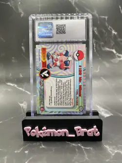 2000 TOPPS CHROME POKEMON SERIES 2 CHROME MR. MIME #122 CGC 8 NM/MINT - Image 2
