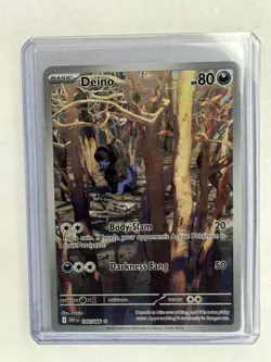 Deino 146/086 - Illustration Rare - White Flare - Near Mint - Pokemon TCG - Image 1