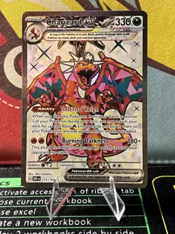 Pokemon TCG - 2023 Charizard ex 215/197 - Obsidian Flames - Ultra Rare Holo Mint - Image 1