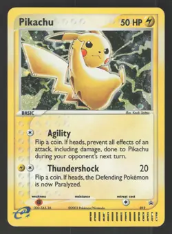 Pikachu 012 Promo Pokemon Nintendo Promos - Image 1