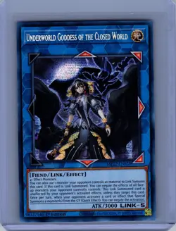 Yugioh MP22-EN028 Underworld Goddess of the Closed World NM - Image 1