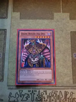 YUGIOH TCG DARK RULER HA DES BP01-EN122 COMMON 1ST EDITION NM - Image 1