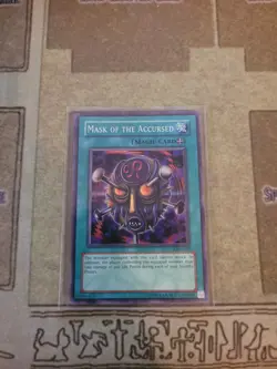 YUGIOH MASK OF THE ACCURSED LON-019 SUPER UNLIMITED ED NM 1996 - Image 1