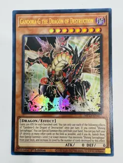 Yugioh Gandora-G the Dragon of Destruction MP25-EN177 Ultra Rare NM 1st Edition - Image 1