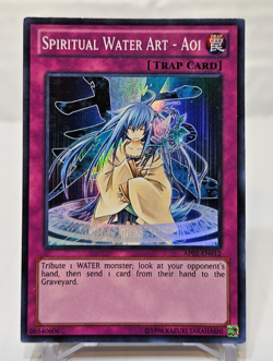 Spiritual Water Art - Aoi AP02-EN012 Super Rare Yugioh 163 - Image 1