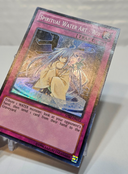Spiritual Water Art - Aoi AP02-EN012 Super Rare Yugioh 163 - Image 3