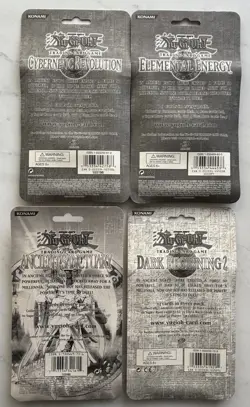 Yugioh Sealed Blister Booster Pack x4 Cybernetic Revolution CRV 1st Ed + EEN AST - Image 2