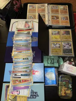 lot of 400 pokemon cards Plus Additional Collection Items LOT - Image 1