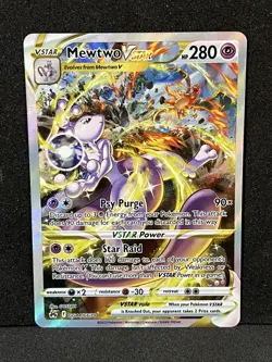Mewtwo VSTAR GG44/GG70 Crown Zenith: Galarian Gallery Holo Pokemon TCG Card - Image 1