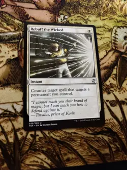 Rebuff the Wicked Time Spiral: Remastered Magic The Gathering MTG Card - Image 1