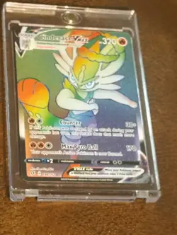 Pokemon Card Cinderace VMAX 194/192 Secret Rare Rebel Clash Near Mint - Image 1