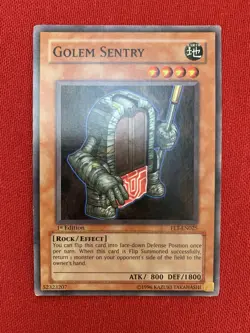 Golem Sentry (FET-EN025) Yu-Gi-Oh! Rock Monster Card - 1st Edition - Image 1