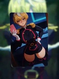 Tenka Izumo Chained Soldier Anime Waifu Sexy Goddess Doujin Lewd Hentai Card - Image 1