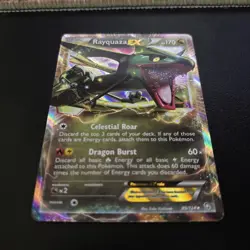 Rayquaza EX 85/124 Dragons Exalted NM Ultra Rare Pokemon Card - Image 1