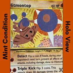 Hitmontop 3/75 - Holo Pokemon Card - Mint Condition - Neo Discovery (WOTC, 2001) - Image 3