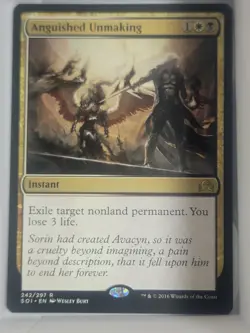 Anguished Unmaking [Tarkir: Dragonstorm Commander] Near Mint - Image 1