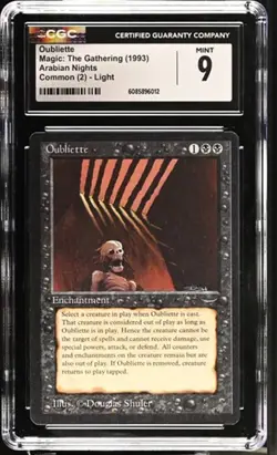 Oubliette, Arabian Nights Mtg. CGC 9 Mint! - Image 1
