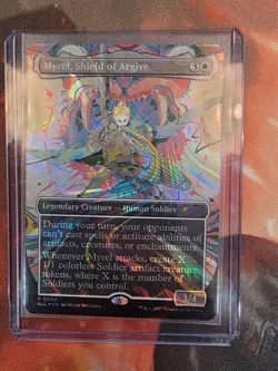HALO FOIL - Myrel, Shield of Argive - Encyclopedia Secret Lair MTG - Image 1