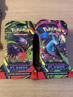 Pokemon Phantasmal Flames Sealed Booster Pack Lot X25- Random Art- In Hand - Image 1
