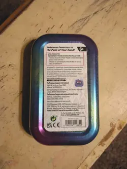 Pokemon Scarlet Violet Prismatic Evolutions Leafeon Mini Tin 2025 - Image 2