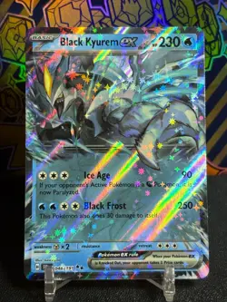 Pokemon TCG Surging Sparks BLACK KYUREM EX 048/191 **Double Rare - Image 1