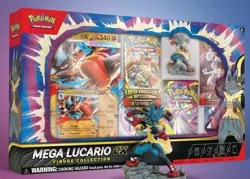 Pokemon TCG Mega Lucario ex Premium Figure Collection Box Factory Sealed In Hand - Image 2