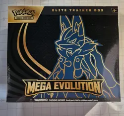 Pokemon TCG Mega Evolutions Lucario ETB SET - New & Sealed - In Hand - Image 1