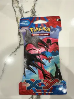 POKEMON XY BASE SLEEVED BOOSTER PACK YVELTAL BLISTER PACKS 2014 BOOSTERS - Image 1