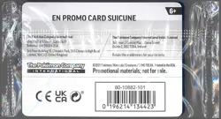 Sealed Pokemon Phantasmal Flames: SUICUNE 026/094 Stamped Promo EB Games Stamp - Image 2