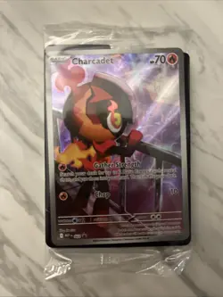 Charcadet 022 ETB Black Star Promo - Pokemon TCG Phantasmal Flames - NM+/SEALED - Image 1