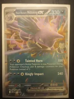 Pokemon TCG Team Rockets Nidoking EX Black Star Promo 217 - Image 1