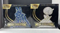 Pokemon Mega Evolution Elite Trainer Box ETB Set of 2 Sealed Lucario & Gardevoir - Image 1