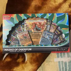 Pokemon TCG Masks of Ogerpon Premium Collection Box Sealed New - Image 1