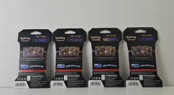Pokemon TCG Mega Evolution Phantasmal Flames 4x Sleeved Booster Pack Art Set New - Image 3