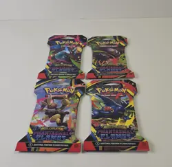 Pokemon TCG Mega Evolution Phantasmal Flames 4x Sleeved Booster Pack Art Set New - Image 5