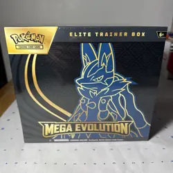 Mega Evolution Lucario ETB - Brand New/Sealed Pokemon TCG - Image 1