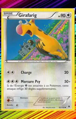 Girafarig - XY4:Vigueur Spectrale - 82/119 - Carte Pokemon Neuve Francaise - Image 1