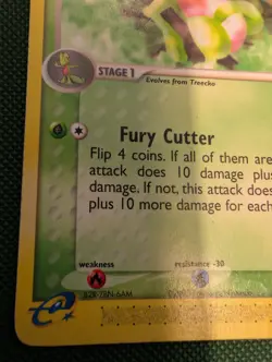 Pokemon TCG Grovyle EX Dragon 31/97 Regular Uncommon LP - Image 4