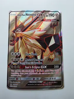 Pokemon Dusk Mane Necrozma GX Full Art 145/156 Sun & Moon SM Ultra Prism English - Image 2