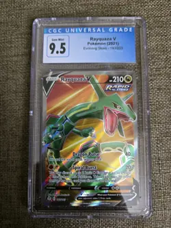 2021 Pokemon Sword & Shield Evolving Skies Full Art Rayquaza #193/203 V CGC 10 - Image 3