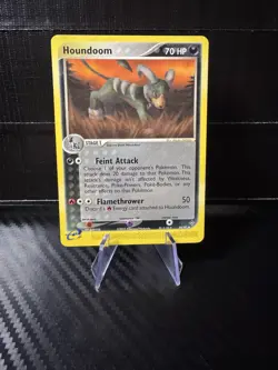 Houndoom 34/97 Dragon Regular Uncommon Pokemon TCG Vintage - Image 1