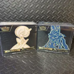 2 Pokemon Center ETB Bundle Mega Evolution Lucario & Gardevoir Sealed. FREE CASE - Image 1