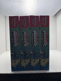 4x Pokemon Prismatic Evolutions Lucario/ Tyranitar Premium Collection - Image 3