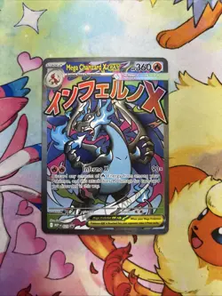 Pokemon Phantasmal Flames MEGA CHARIZARD X EX #23 Black Star Promo From UPC - Image 1