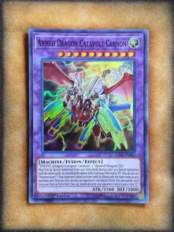 Yugioh Armed Dragon Catapult Cannon LED2-EN021 Super Rare 1st Ed LP - Image 1
