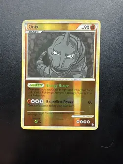 Onix 56/95 Unleashed Set Reverse Holo Pokemon Card TCG - Image 1